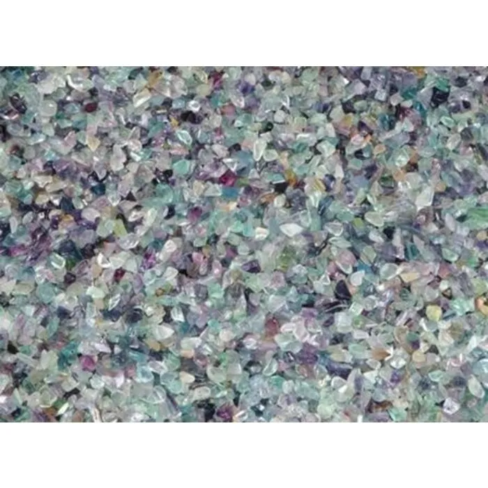 Fluoriet Mini Steentjes - 100 Gram (4-8 mm)  Voor Energetische Reiniging, Decoratie en Creatieve Projecten