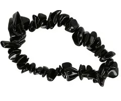 Splitarmband Obsidiaan zwart