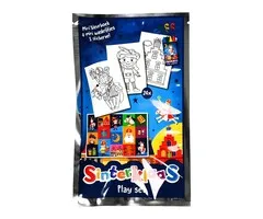Sinterklaas kleurboekje, wascokrijtjes en stickervel