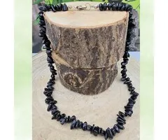 Splitketting Zwarte Toermalijn – 45 cm