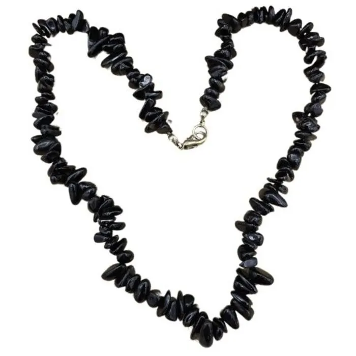 Splitketting Zwarte Toermalijn – 45 cm