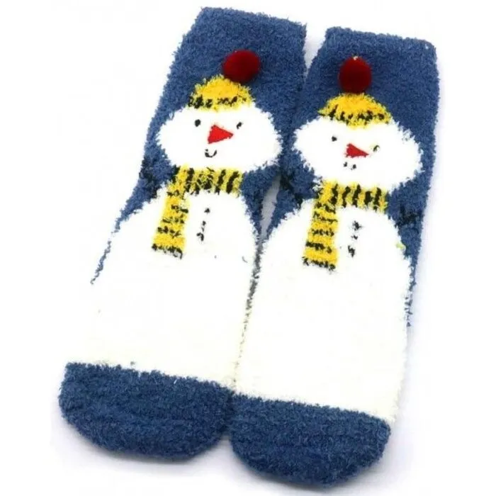 Fluffy sokken sneeuwpop