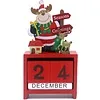 Houten kerstkalender rendier