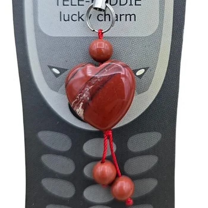 Telebuddy Jaspis Hart – Ca. 2 cm