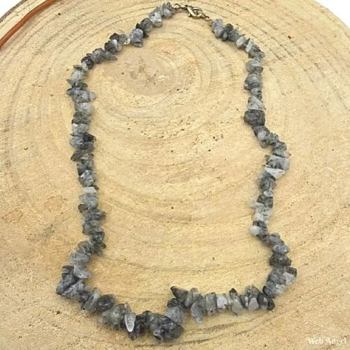 Splitketting Toermalijnkwarts – 45 cm