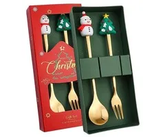 2-delige Kerst Bestek Set