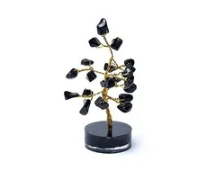 Edelsteenboom zwarte agaat 8 cm