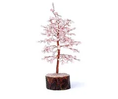 Edelsteenboom rozenkwarts 23 cm