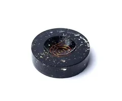 Orgoniet edelsteenbol houder zwarte toermalijn