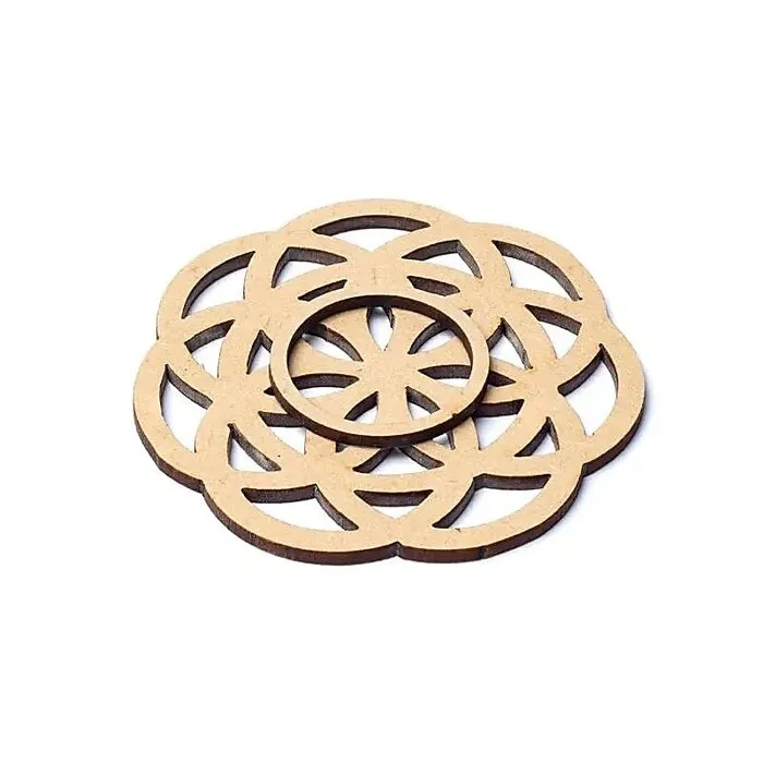 Edelsteenbol houder seed of life