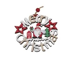 houten hangertje Merry Chrismas