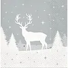 Servetten met rendier 33 x 33 cm