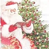 Servetten Kerstman Classic 33 x 33 cm