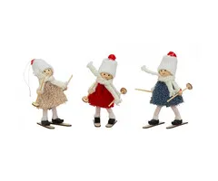 Hanger Winterkind met ski's