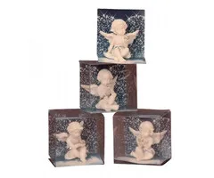 Engel met "Diamanten" Bolletje – 5 cm Hoog