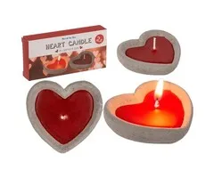 Theelichthouder hartje 2 stuks