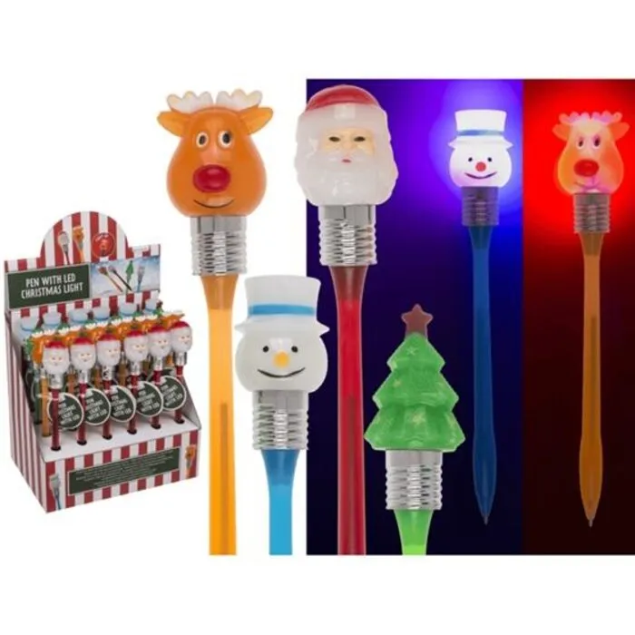 Kerst pen met ledlicht