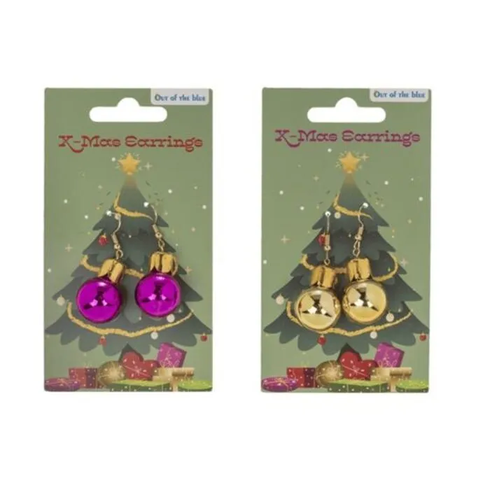 Oorbellen kerstballen