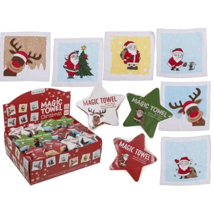 Magische handdoek Kerstmis