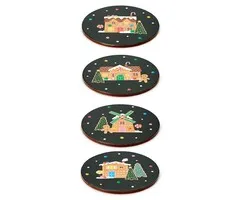 Onderzetters peperkoekhuis