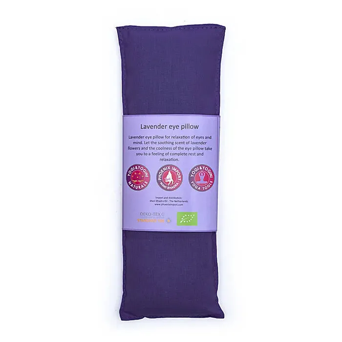 BIO Lavendel Oogkussen Donkerpaars - Aromatherapie & Ontspanning