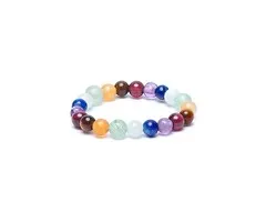 Ring 7 chakra stenen elastisch