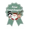 Cadeausticker Kerst groen10 stuks