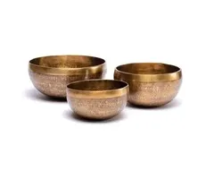 Klankschaal Tibet gegraveerd 3100-3300 gram
