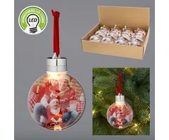 Gepersonaliseerde kerstbal met LED