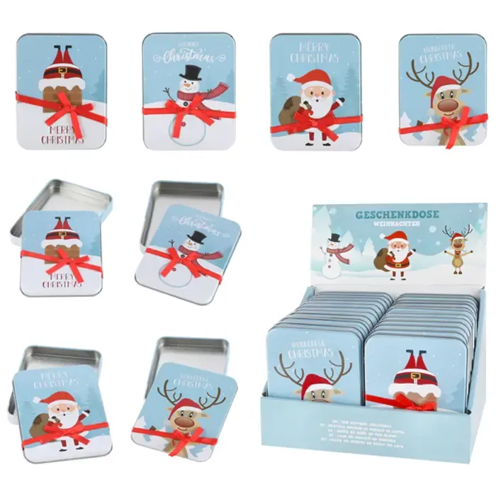 Kerst cadeaudoos met strik