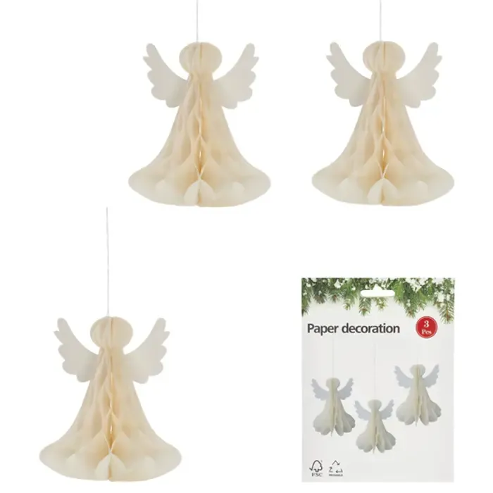 Hangende Engel Honingraat 3 stuks