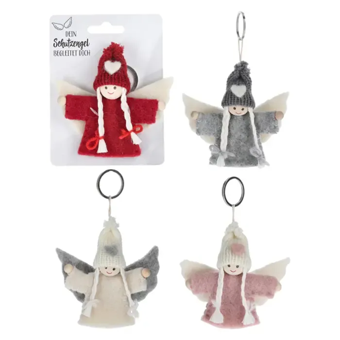 Sleutelhanger beschermengel vilt