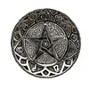 Pentagram wierookhouder metaal