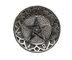 Pentagram wierookhouder metaal