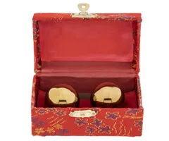 Meridiaankogels goudkleurig 4 cm