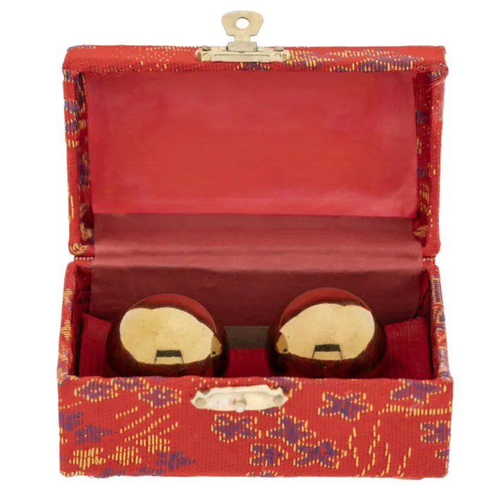 Meridiaankogels goudkleurig 4 cm