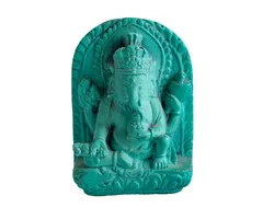 Ganesha turkoois steen 4 cm