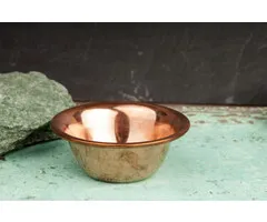 Koperen wierookschaaltje