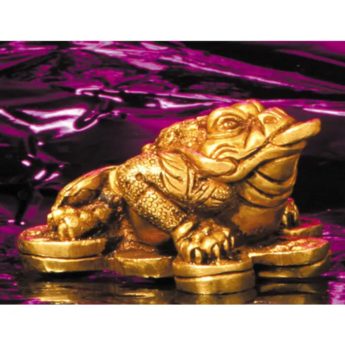 Feng shui kikker messing