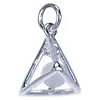 Zilver hanger maansteen piramide