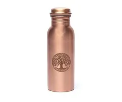 Koperen drinkfles levensboom lasergegraveerd