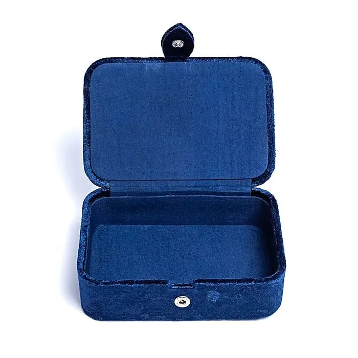 Sieraden Tarotdoos Fluweel Donkerblauw Maan Sterren
