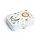 Sieraden Tarotdoos Fluweel Wit Zon en Maan - Luxe Doos