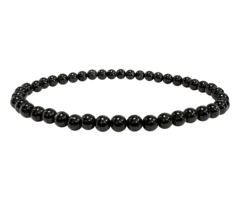 Fijne armband onyx 4 mm