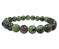 Armband Robijn in Zoisiet 8 mm