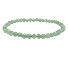 Fijne armband aventurijn groen 4 mm