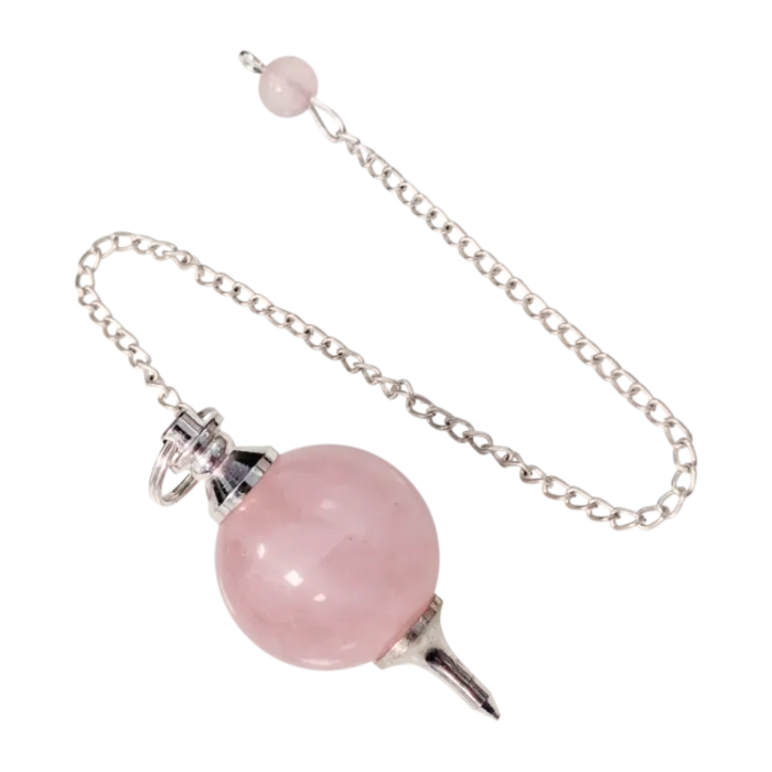 Pendel bol rozenkwarts