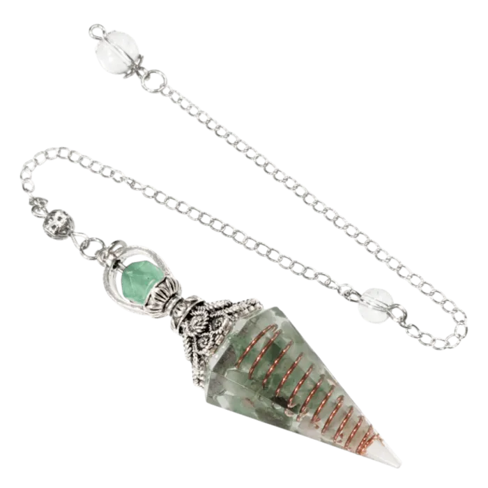Orgonite pendel Groene Aventurijn