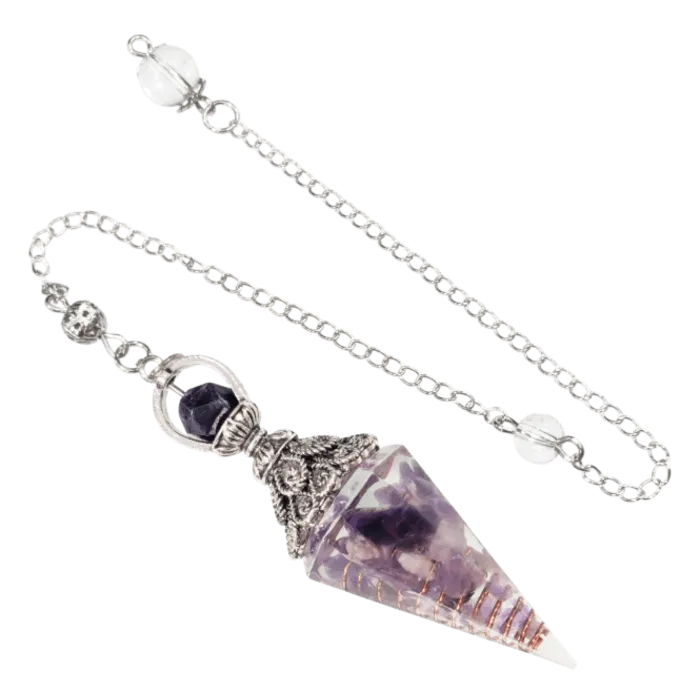 Orgonite pendel Amethist