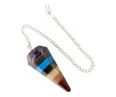 Pendel met chakra kleuren